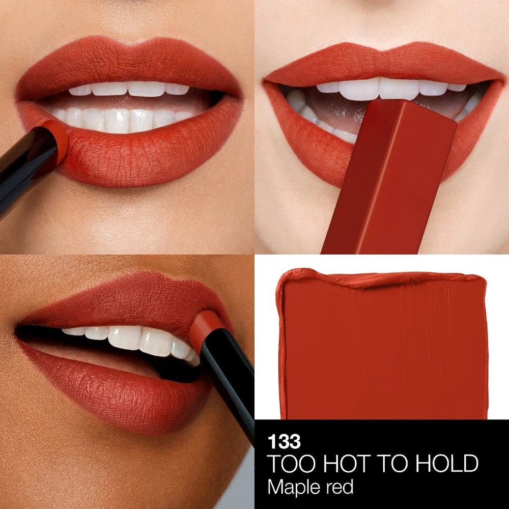 Too Hot To Hold NARS Powermatte Lipstick Maple Red Brand New In Box Full Size